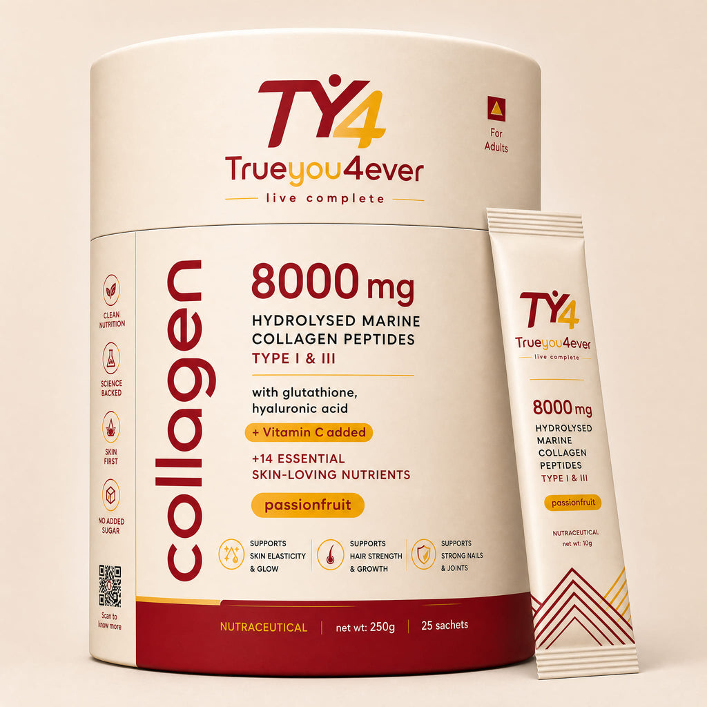 TrueYou4Ever Collagen |  Marine Collagen Peptides + Vitamin C