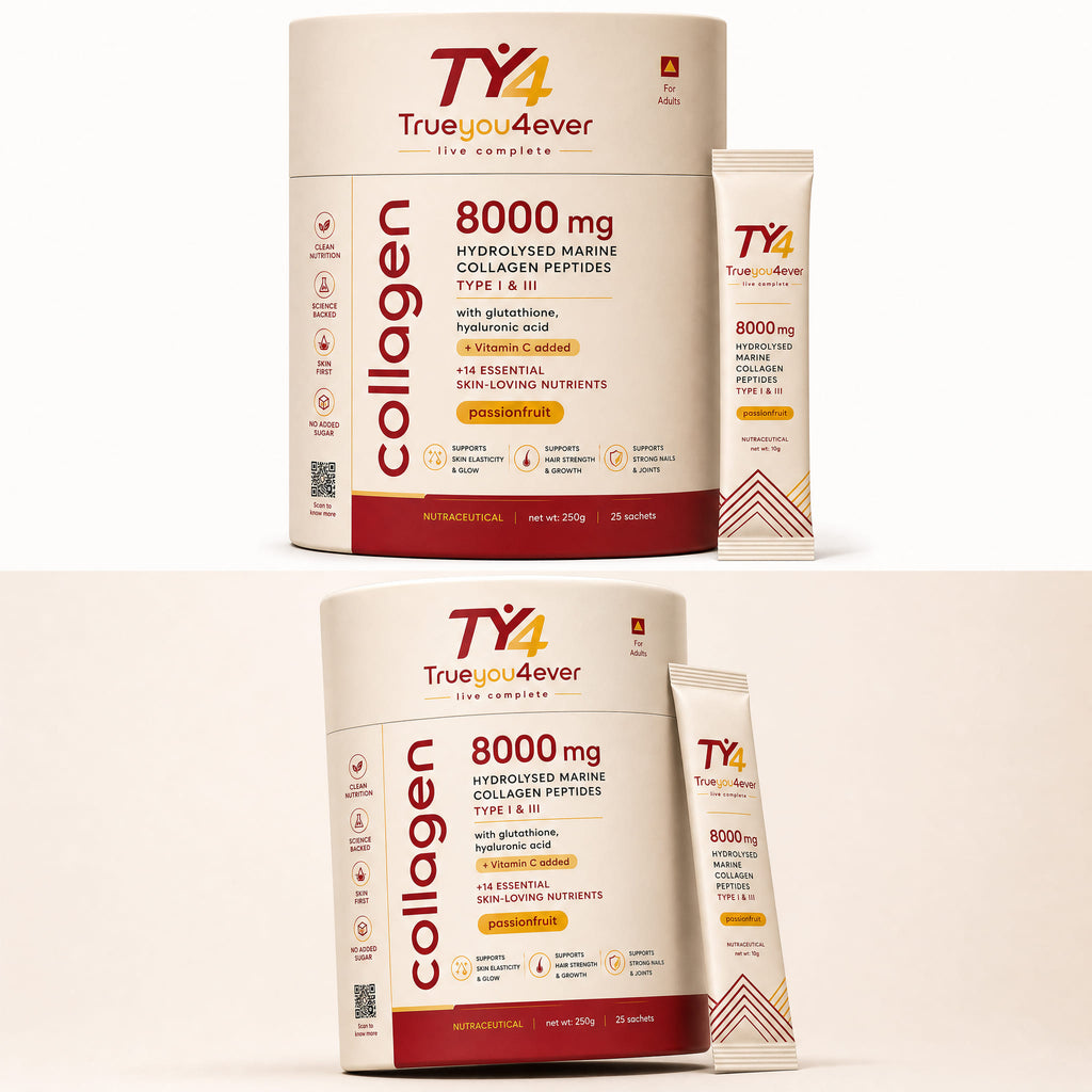 TrueYou4Ever Collagen |  Marine Collagen Peptides + Vitamin C